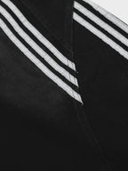 SPSC Striped Barrel Denim Jeans
