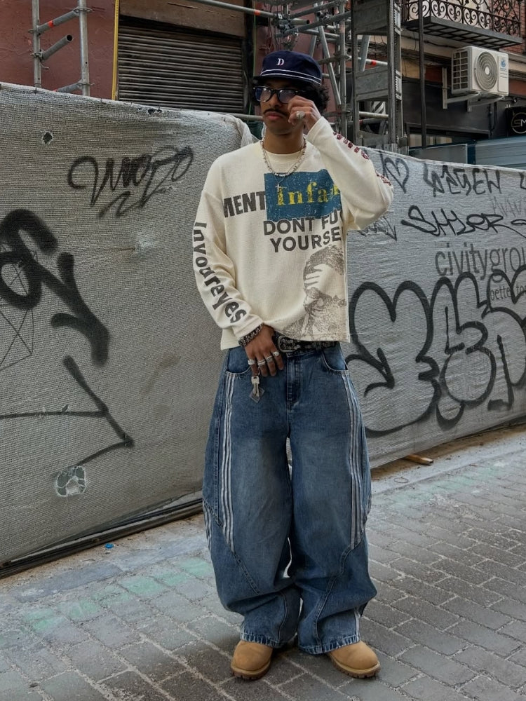 SPDC Vintage Copycat Print Longsleeve