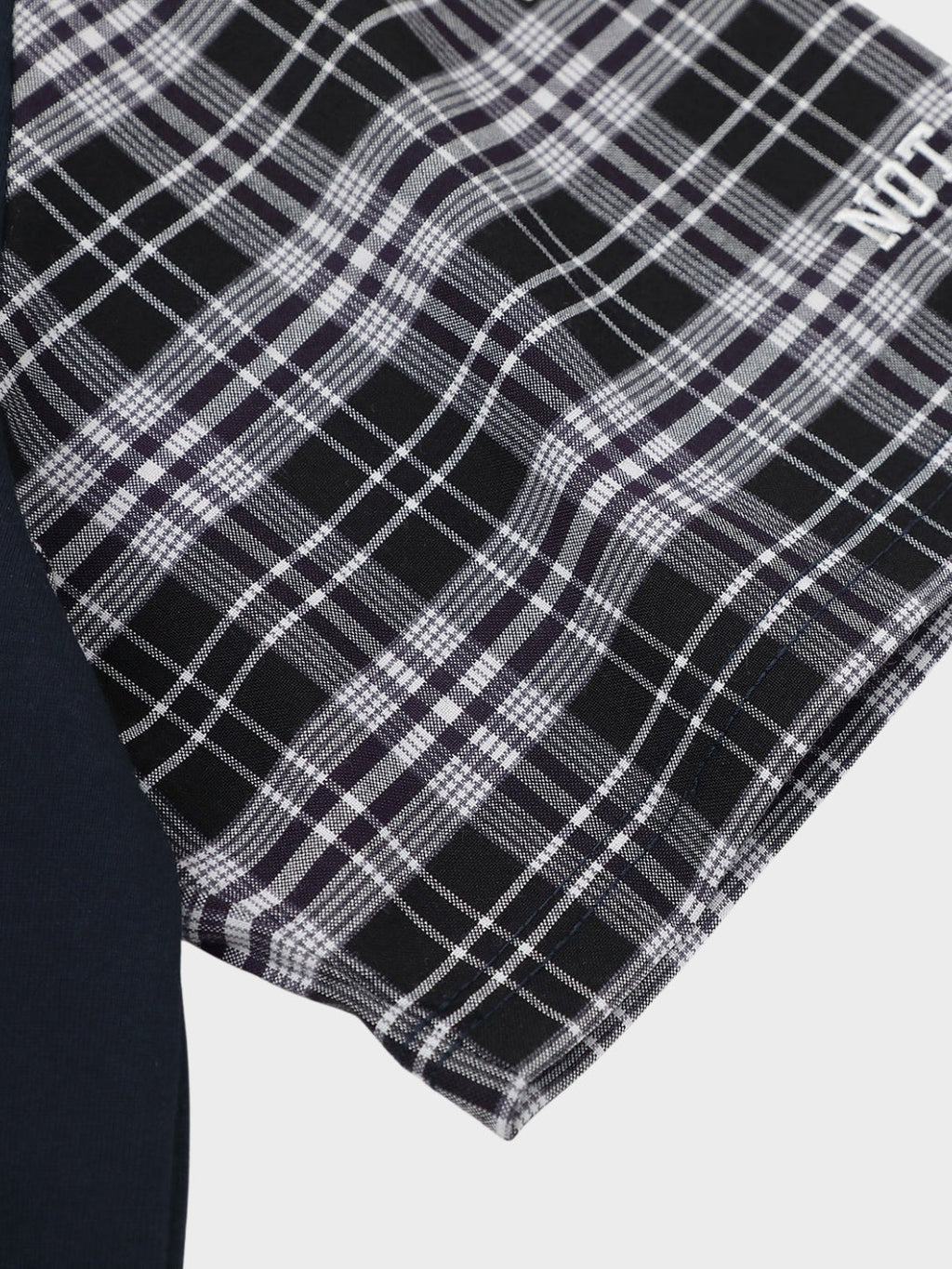 SPDC Plaid Sleeve Polo Shirt
