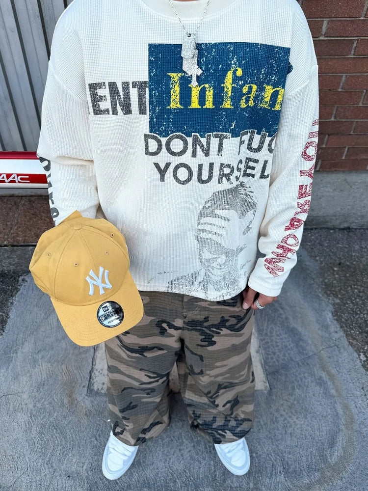 SPDC Vintage Copycat Print Longsleeve