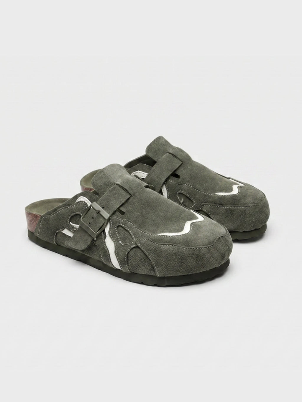 SPDC Wavey Clogs - Army Green
