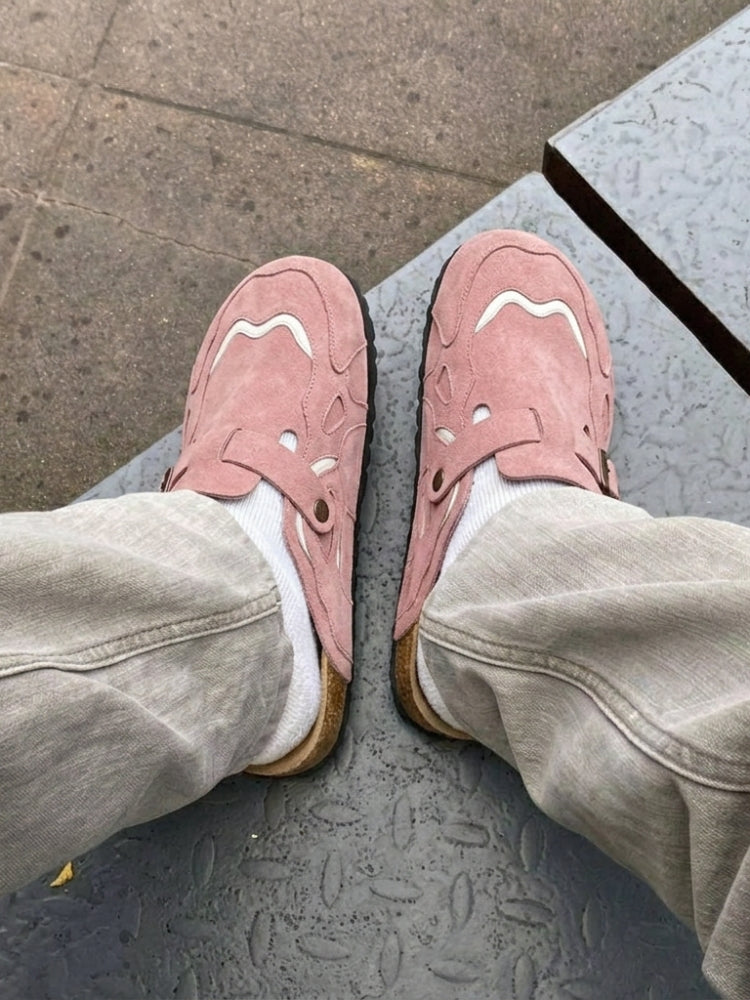 SPDC Wavey Clogs - Dusty Pink