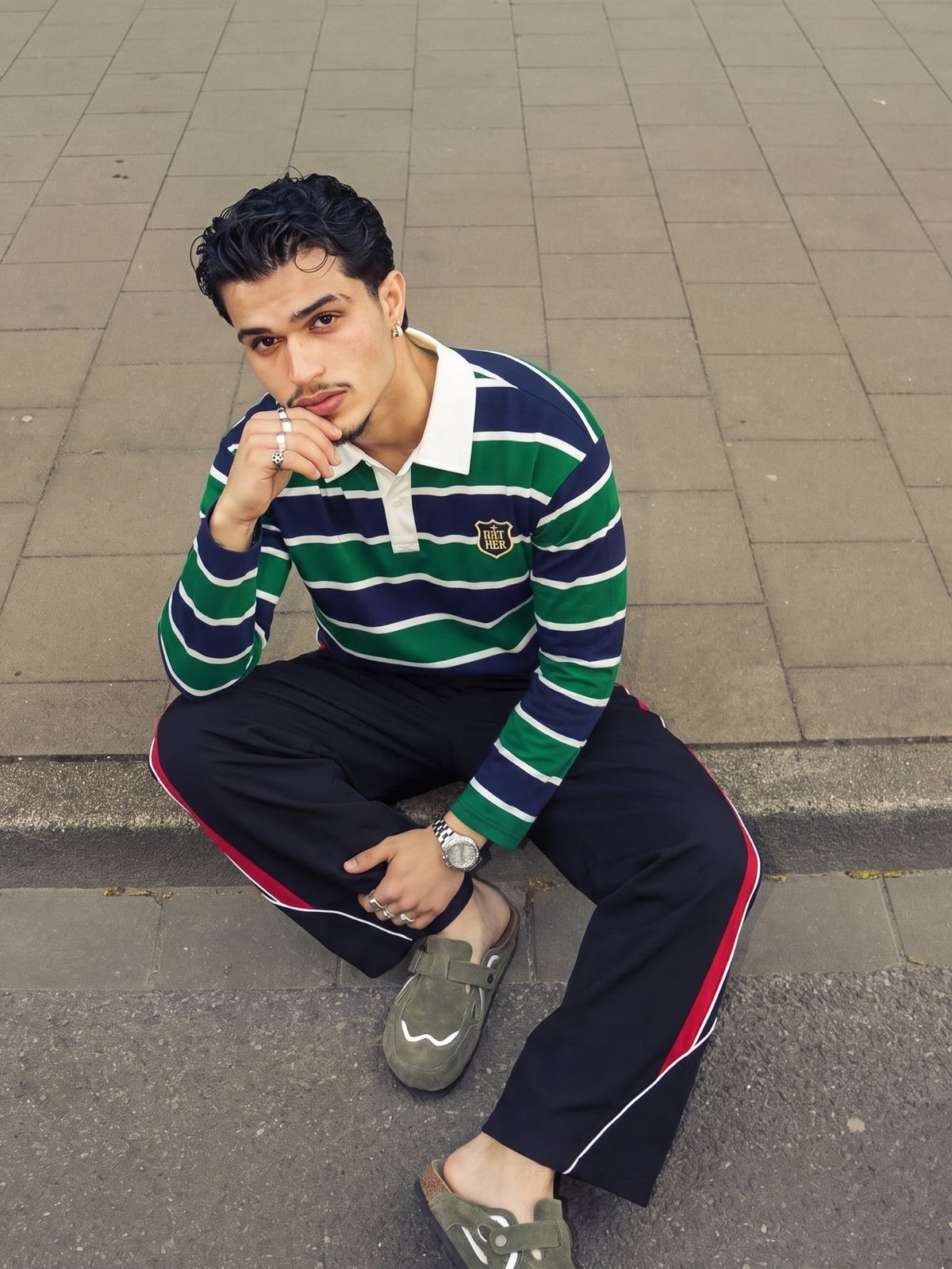 SPDC Oxford Longsleeve Polo