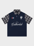 SPDC Plaid Sleeve Polo Shirt