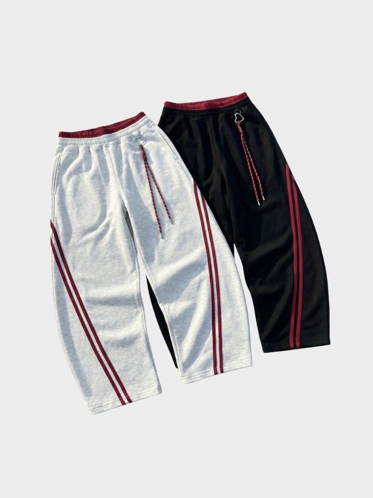 SPDC Striped Contrast Barrel Fit Joggers