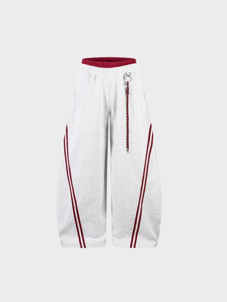 SPDC Striped Contrast Barrel Fit Joggers