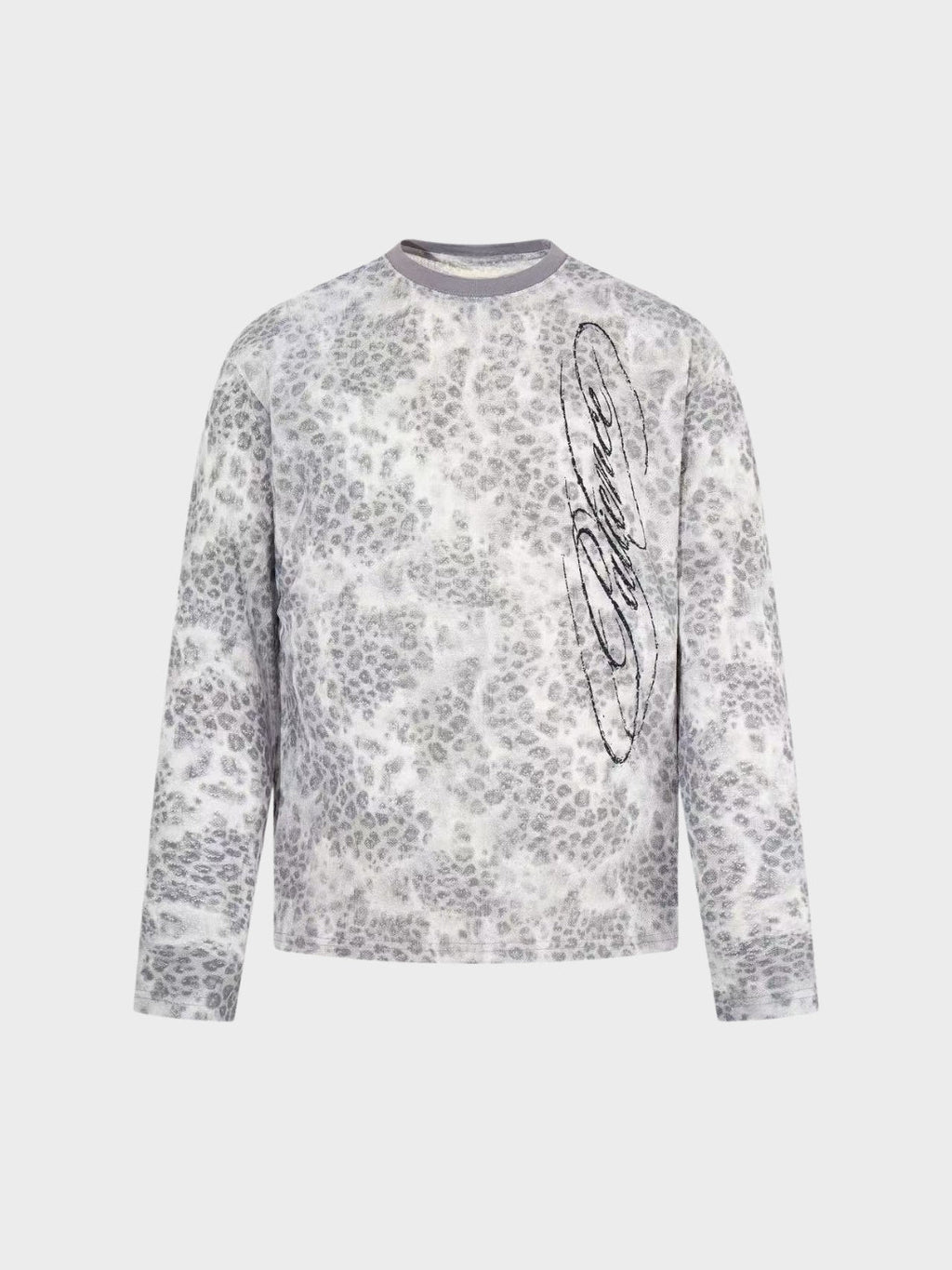 SPDC Distressed Leopard Longsleeve