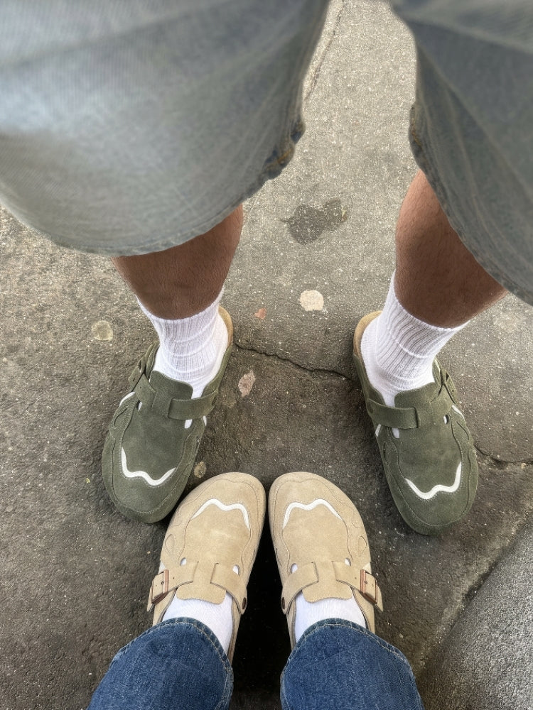 SPDC Wavey Clogs - Army Green