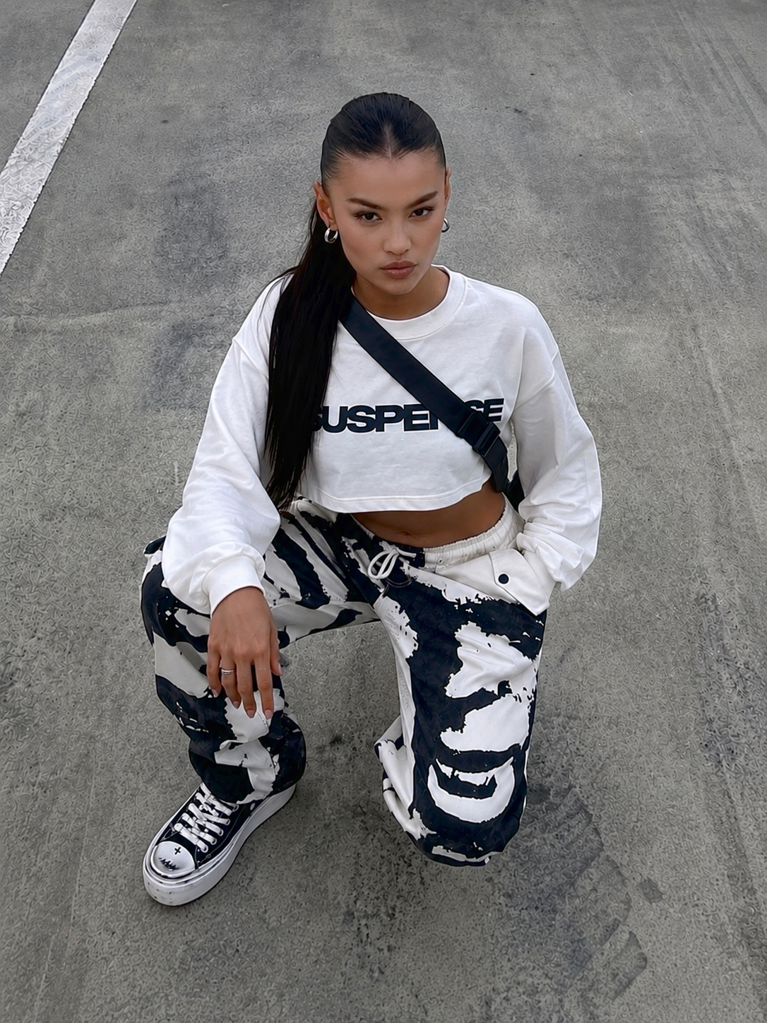 Suspense cropped longsleeve