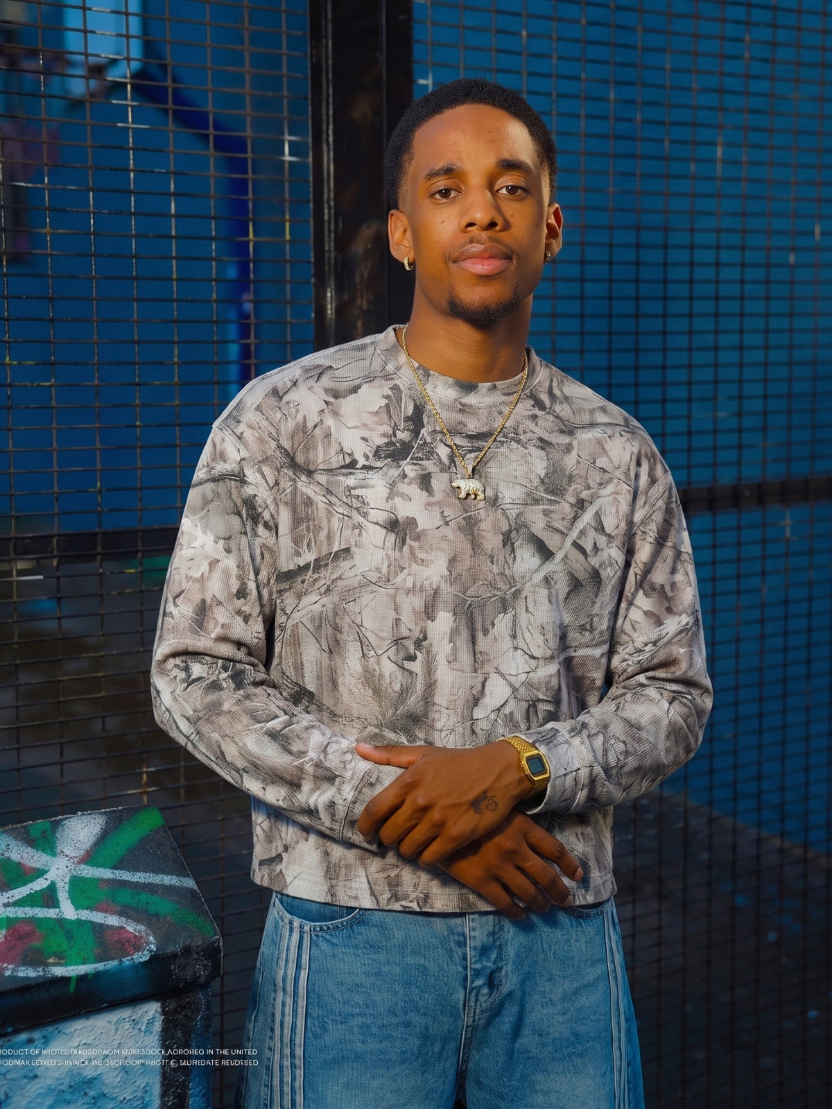 SPDC Camo Waffle Longsleeve