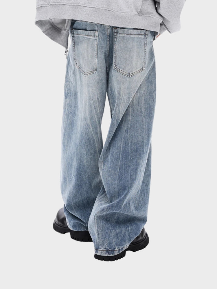 SPDC Acid Washed Baggy Denim Jeans