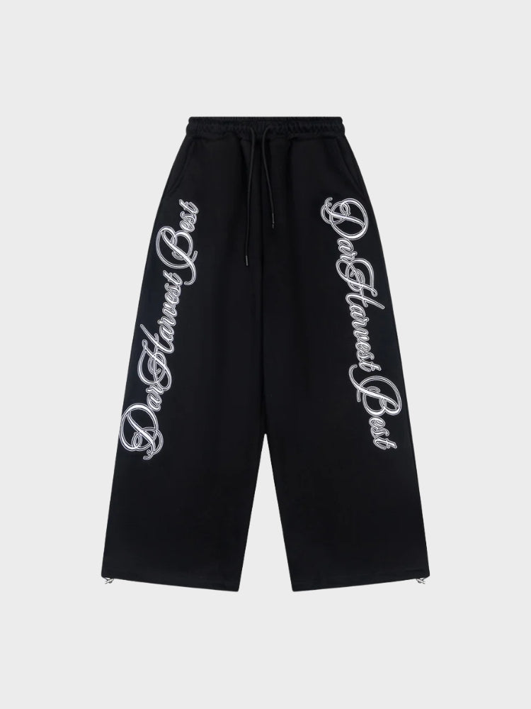 SPDC Wide Leg Script Joggers