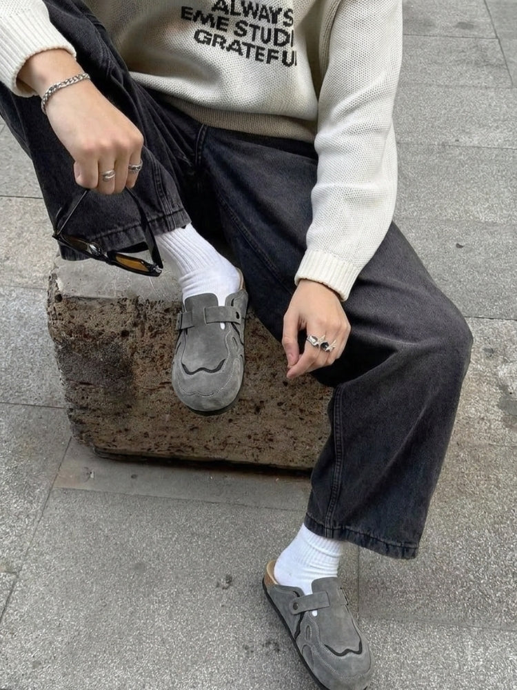 SPDC Wavey Clogs - Grey