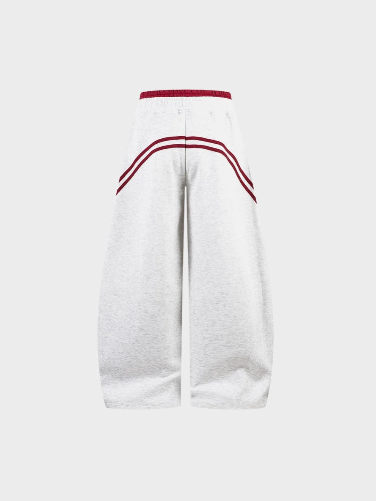 SPDC Striped Contrast Barrel Fit Joggers
