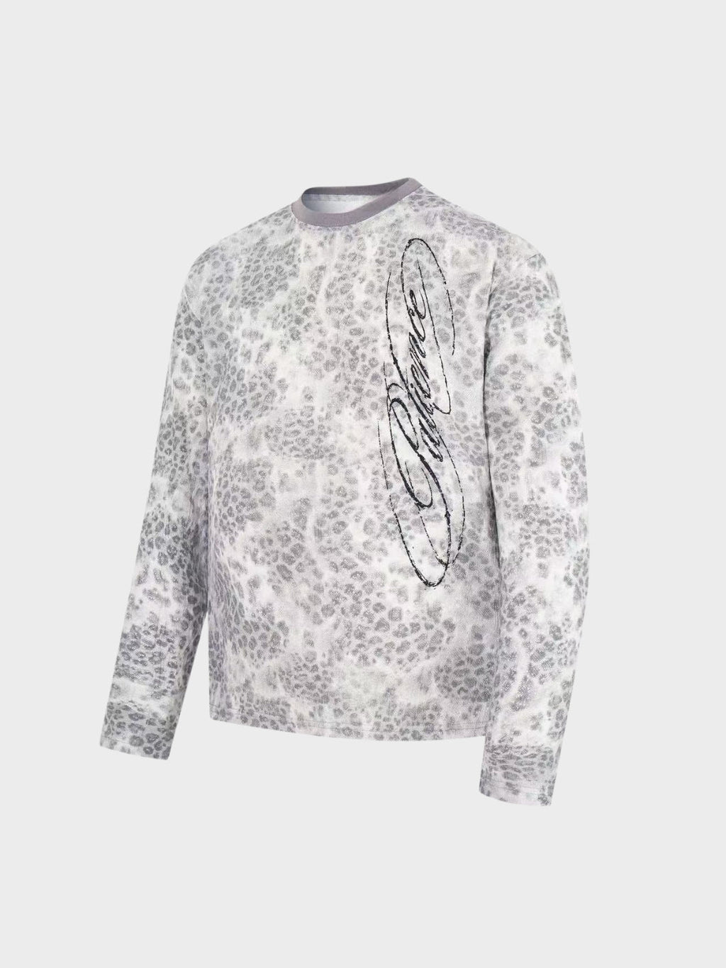 SPDC Distressed Leopard Longsleeve