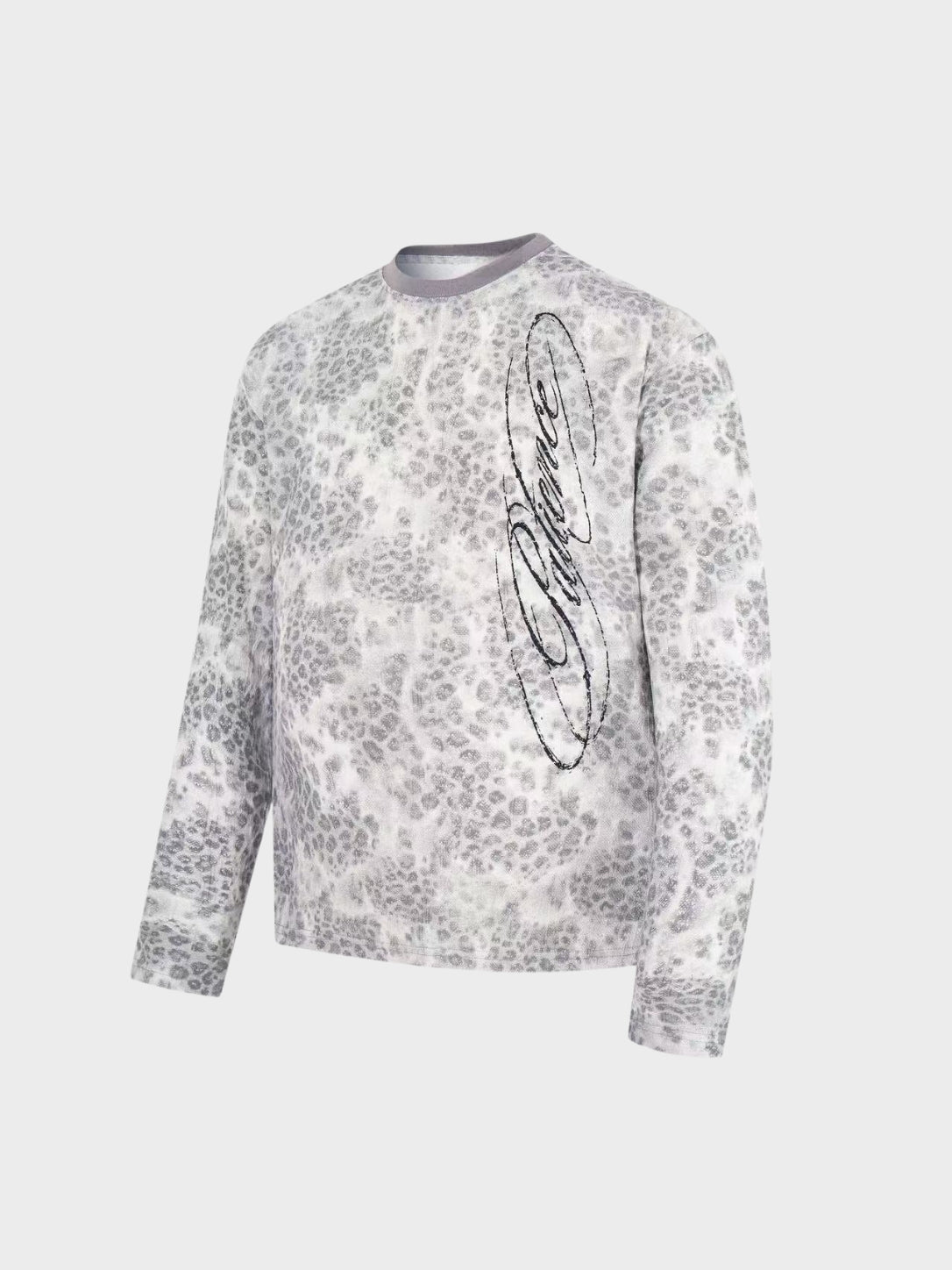 SPDC Distressed Leopard Longsleeve