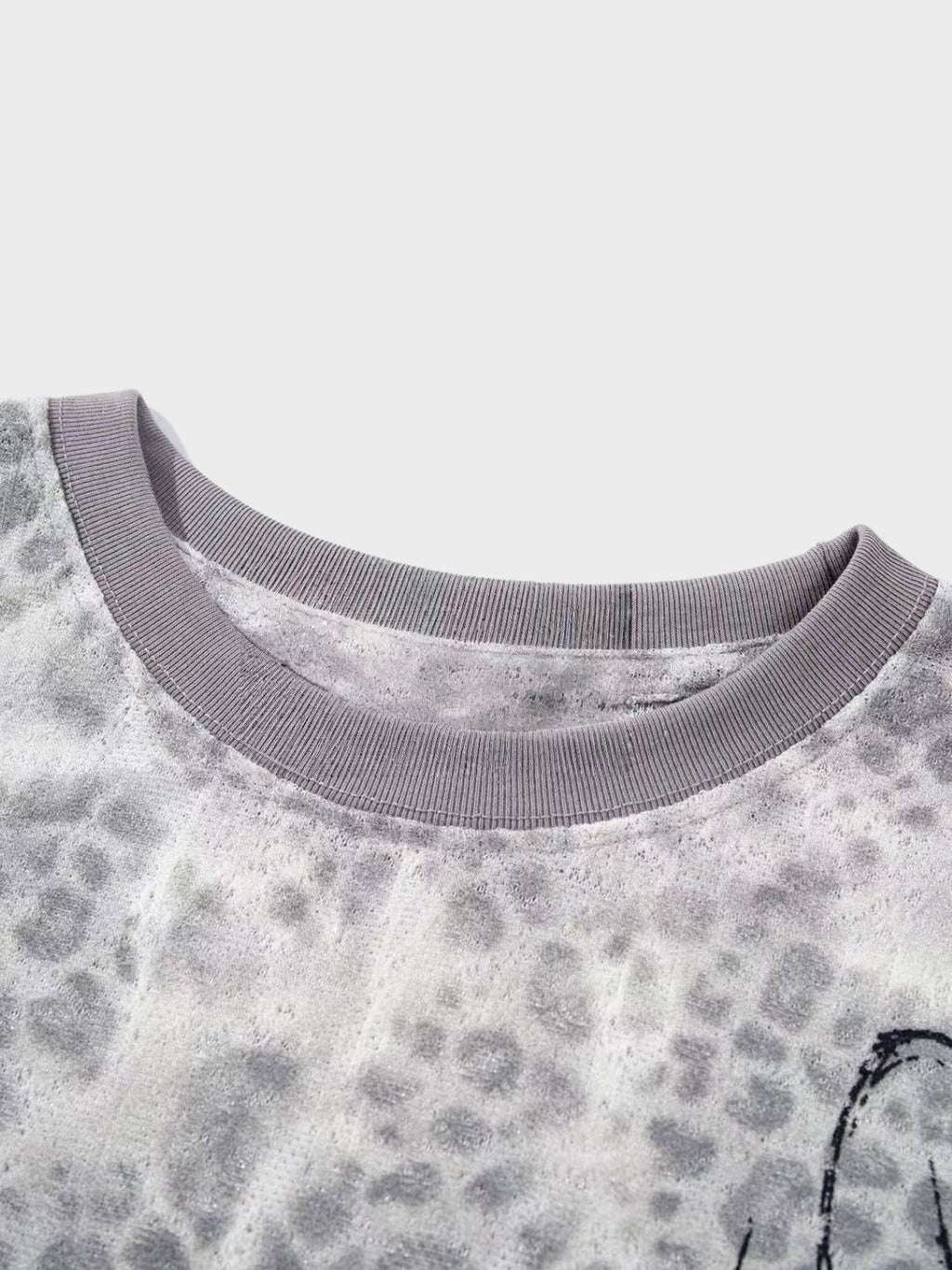 SPDC Distressed Leopard Longsleeve