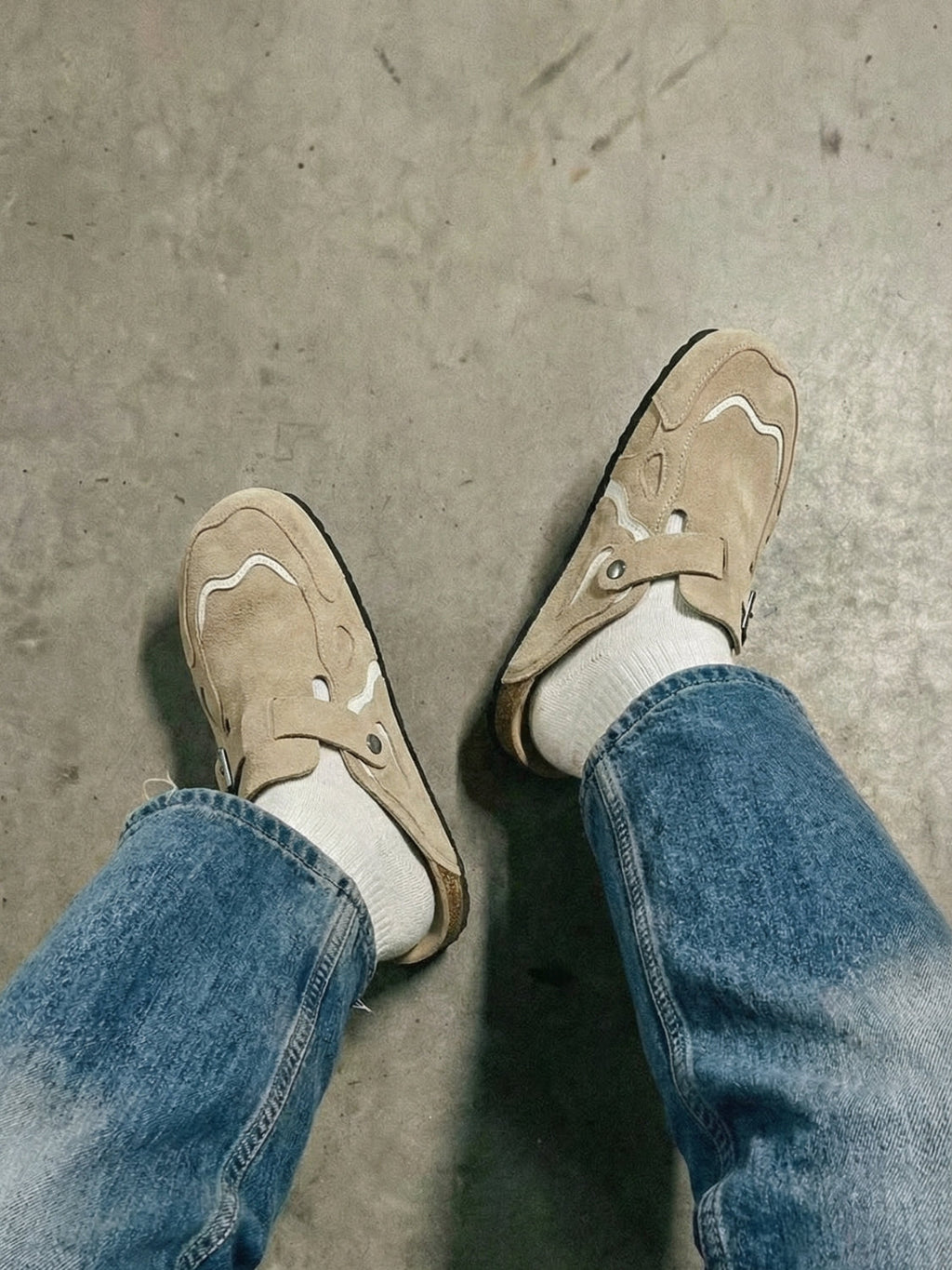 SPDC Wavey Clogs - Beige