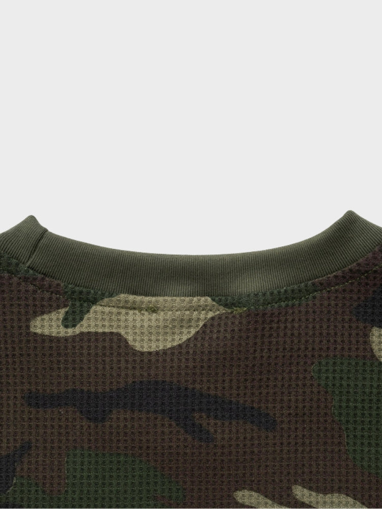SPDC Waffle Knit Camo Longsleeve