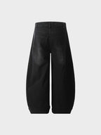 SPSC Striped Barrel Denim Jeans