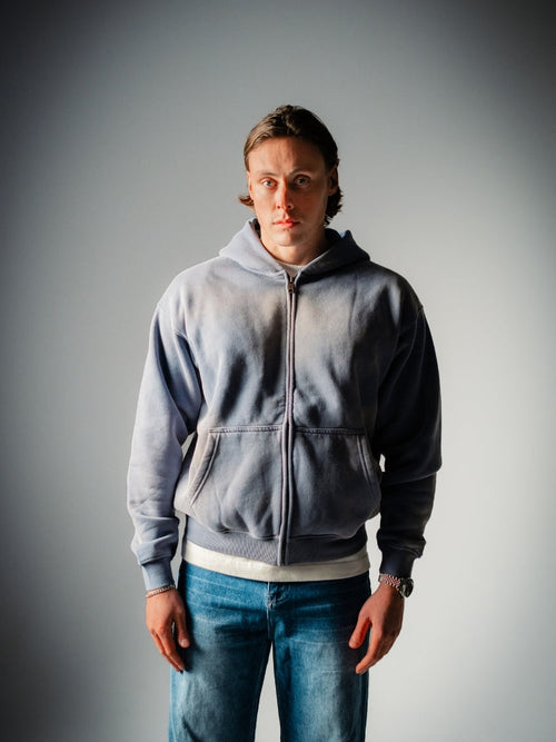 330 GSM SPDC Gradient Washed Hoodie