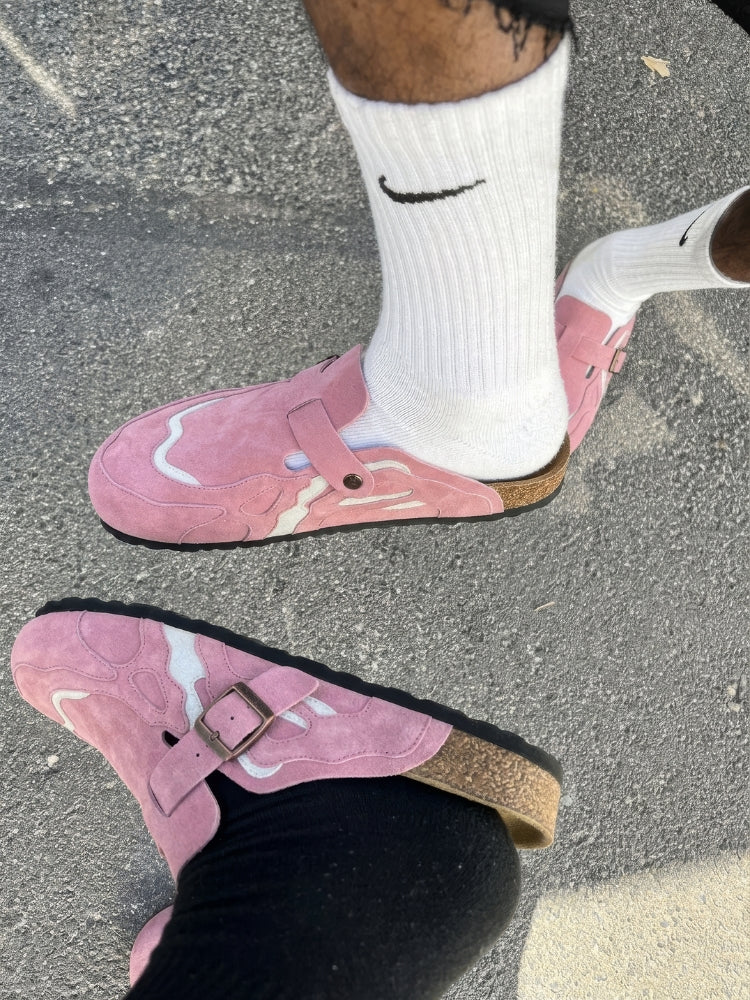 SPDC Wavey Clogs - Dusty Pink
