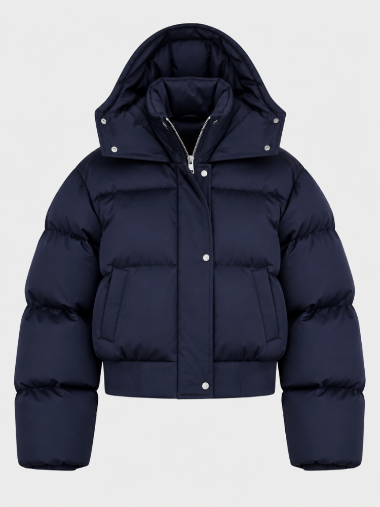 Cropped winter puffer