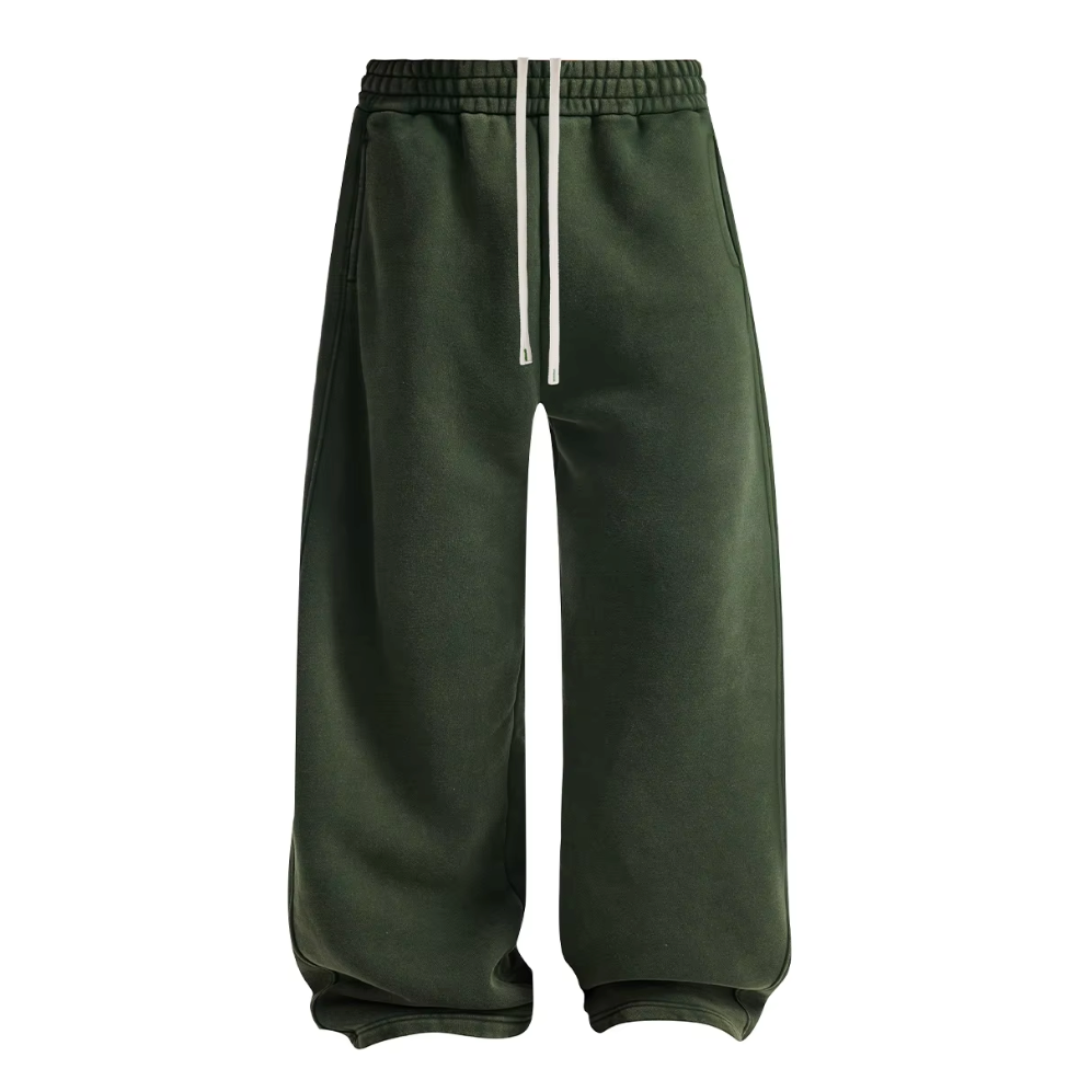 Heavyweight washed vintage jogger