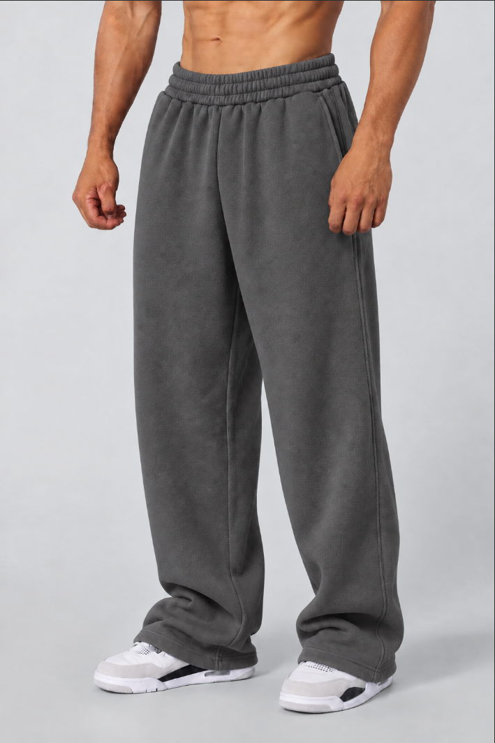 Heavyweight washed vintage jogger