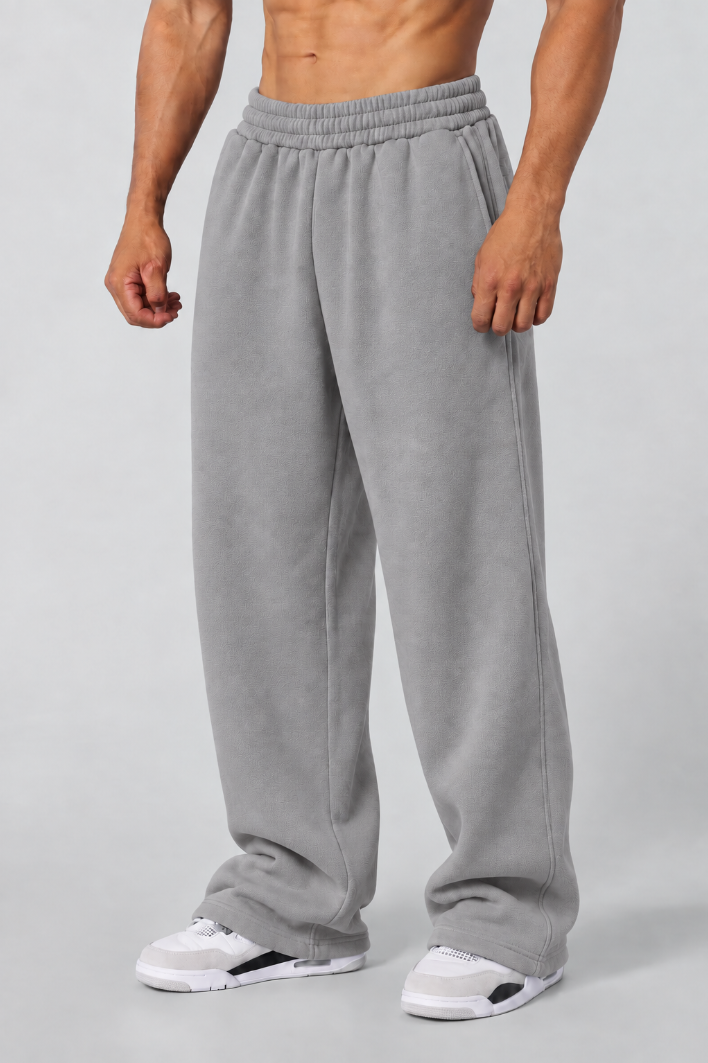 Heavyweight washed vintage jogger