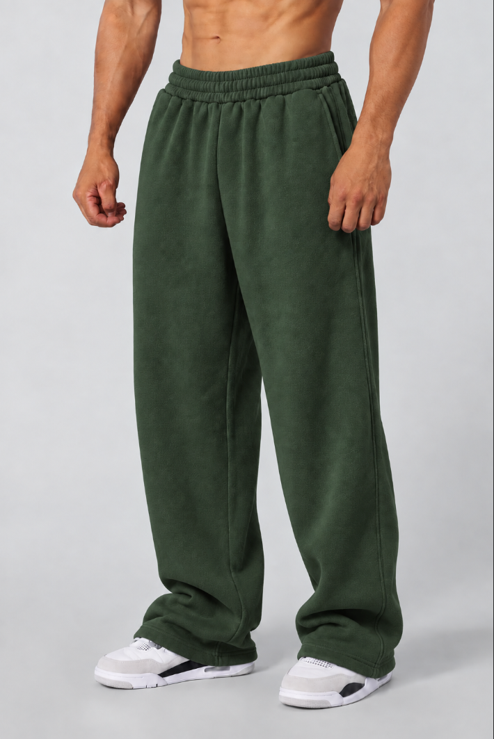 Heavyweight washed vintage jogger