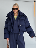 Cropped winter puffer