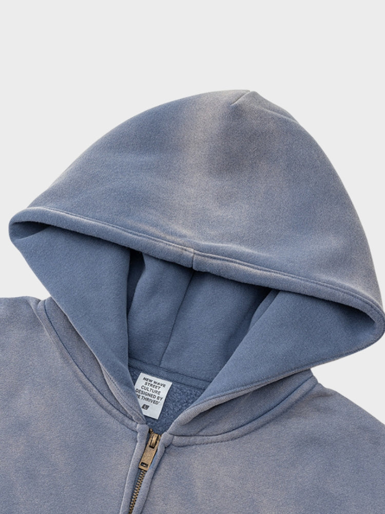330 GSM SPDC Gradient Washed Hoodie