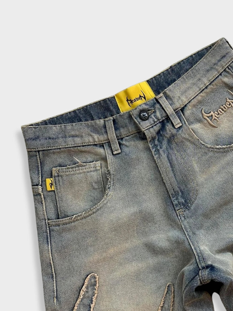 SPDC x Distressed Washed Denim