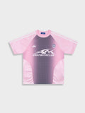 SPDC Distressed Football Mesh Tee