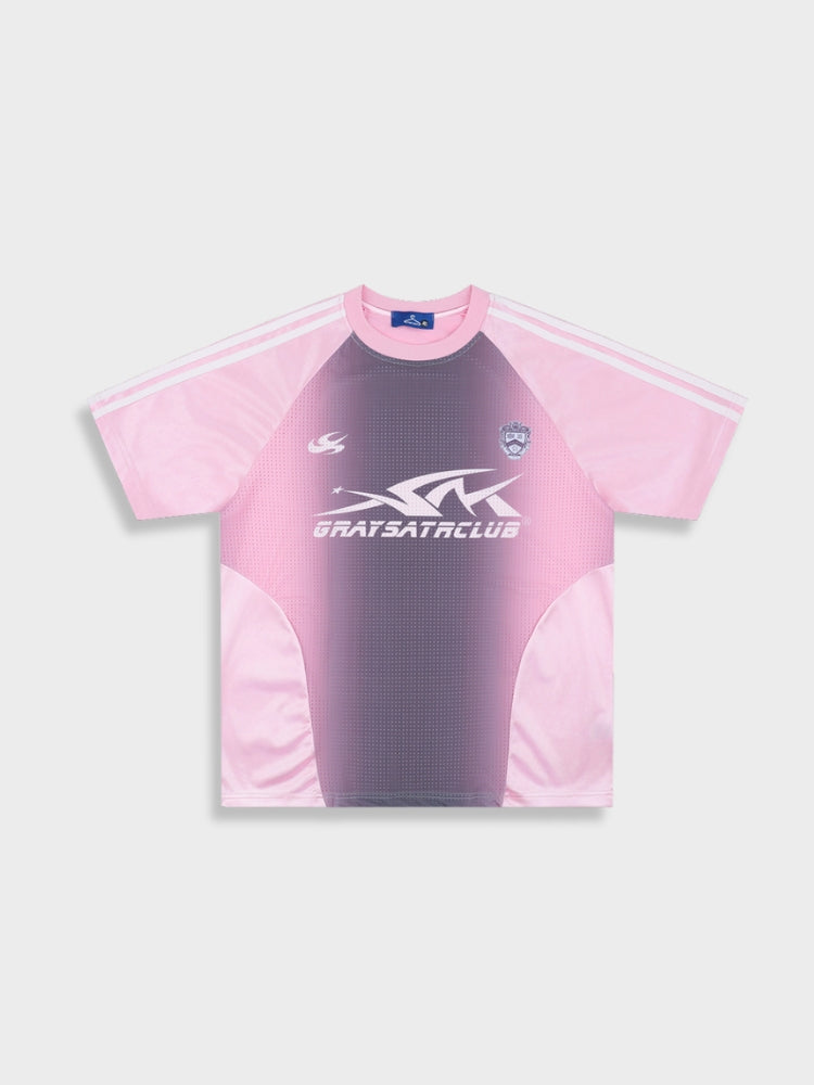 SPDC Distressed Football Mesh Tee